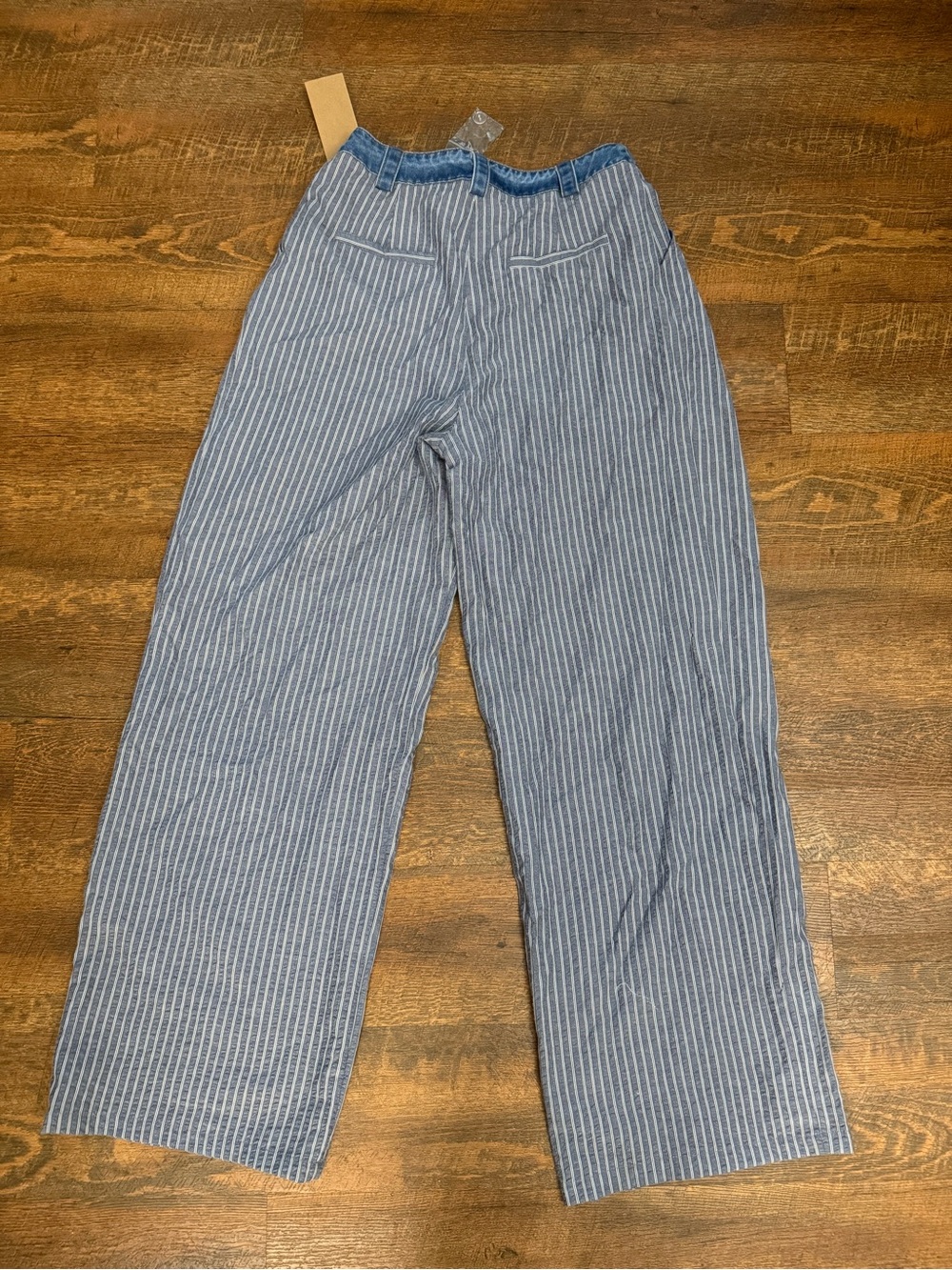 Light Índigo Denim Waistband Pants - Picture 4 of 7